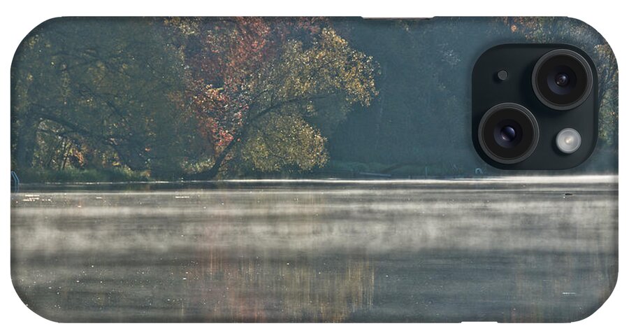  iPhone Case featuring the photograph Mist on the Water by Cheryl Baxter