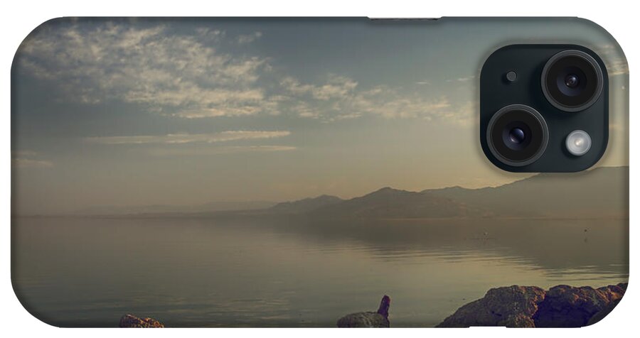 Salton Sea iPhone Case featuring the photograph Misty Memories by Laurie Search