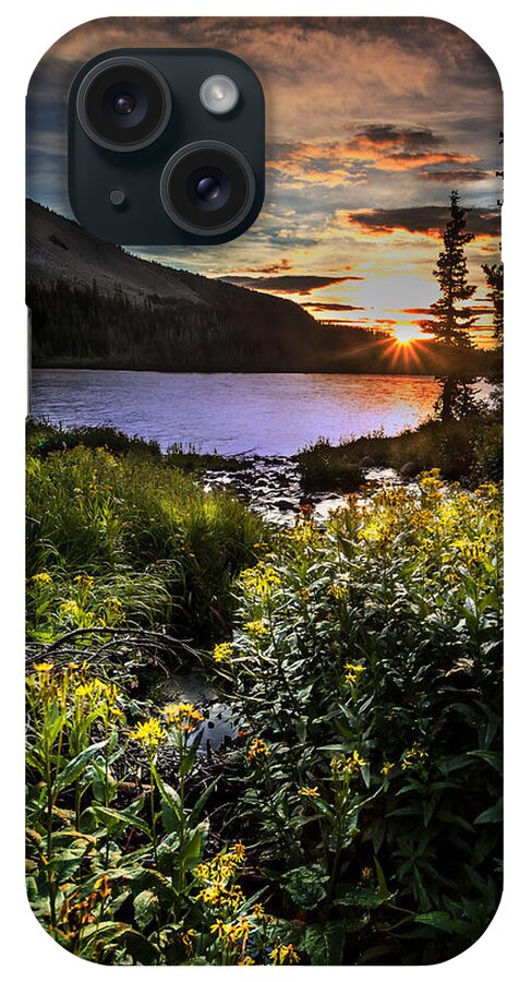 Landscape iPhone Case featuring the photograph Mitchell Sunrise by Steven Reed