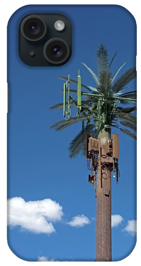 Mobile Phone Mast iPhone Case featuring the photograph Mobile Phone Communications Tower by Jim West