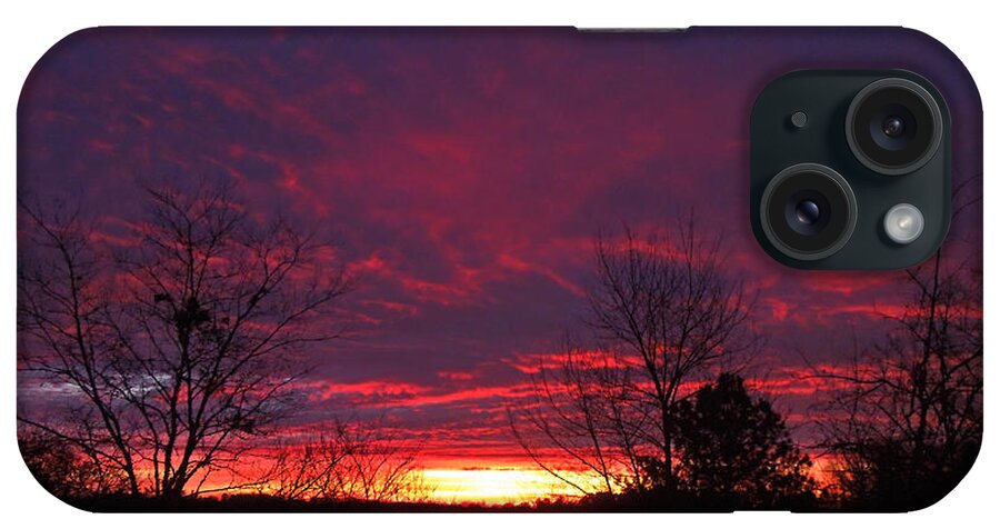 Sunrise iPhone Case featuring the photograph Molten Sunrise by Pete Trenholm