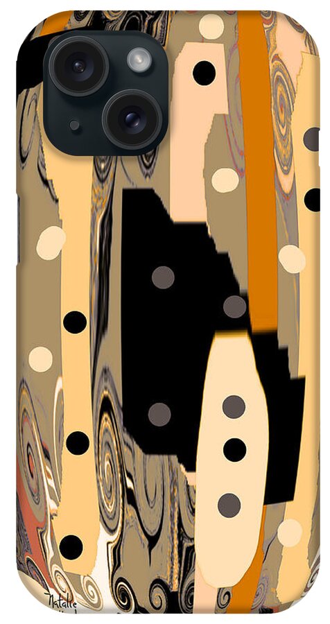 Venetian iPhone Case featuring the mixed media Mom's Venetian Glass Vase 14 by Natalie Holland