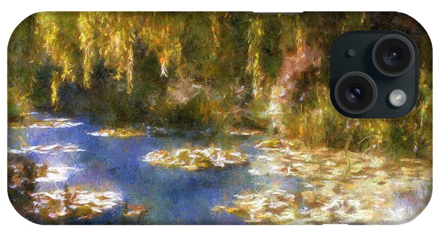 Garden iPhone Case featuring the painting Monet after Midnight by RC DeWinter