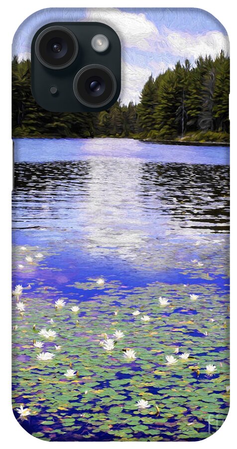 Waterscape iPhone Case featuring the photograph Monet's Wilderness by Barbara McMahon