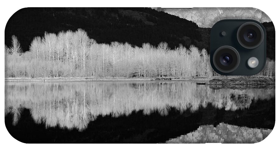 Landscape iPhone Case featuring the photograph Mono One Mile Lake by Pierre Leclerc Photography