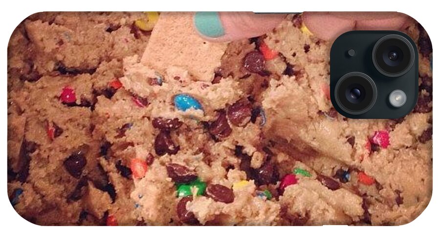 Yum iPhone Case featuring the photograph Monster Cookie Dough Dip. 👍👍#yum by Samantha Cuvelier