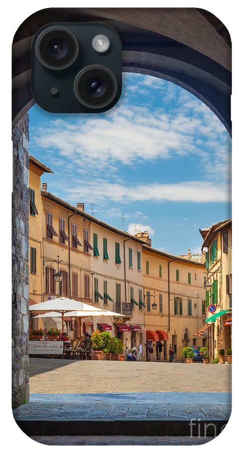 Europe iPhone Case featuring the photograph Montalcino Loggia by Inge Johnsson