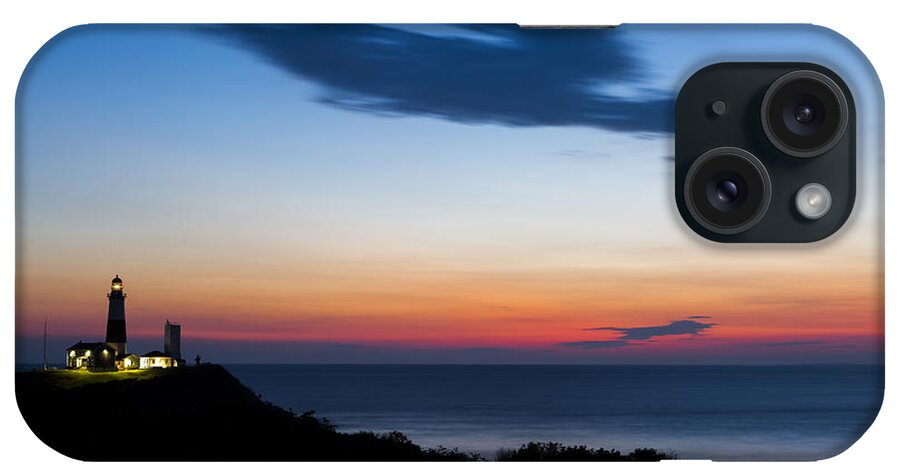 Montauk iPhone Case featuring the photograph Montauk Lighthouse Sunrise by Ryan Moore