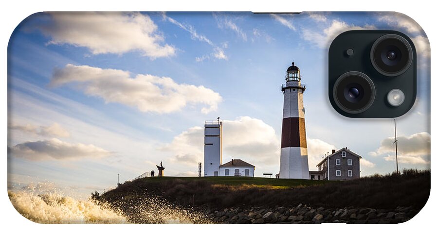 Montauk iPhone Case featuring the photograph Montauk Lighthouse Sunset by Ryan Moore