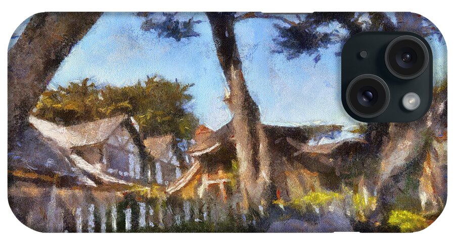 Monterey iPhone Case featuring the photograph Monterey Scene by Barbara R MacPhail