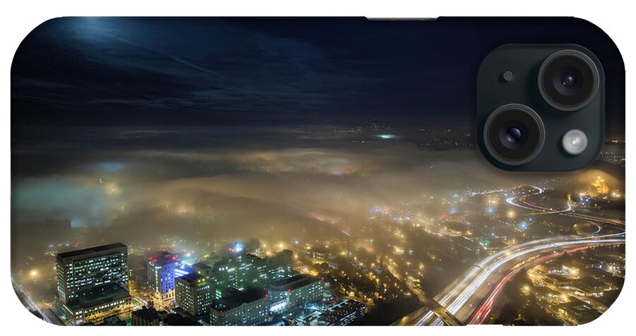 Seattle iPhone Case featuring the photograph Moody Night by Mike Reid