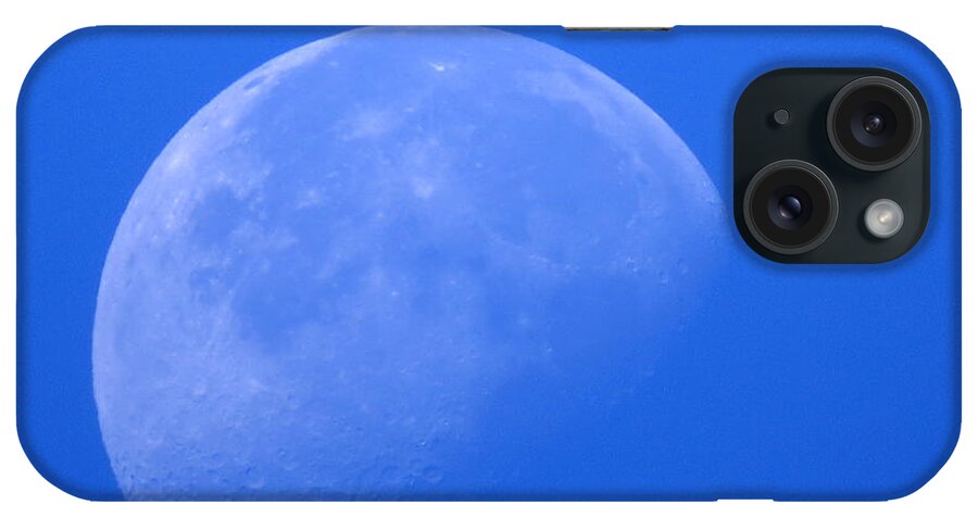 Moon iPhone Case featuring the photograph Moon Craters by Mary Mikawoz