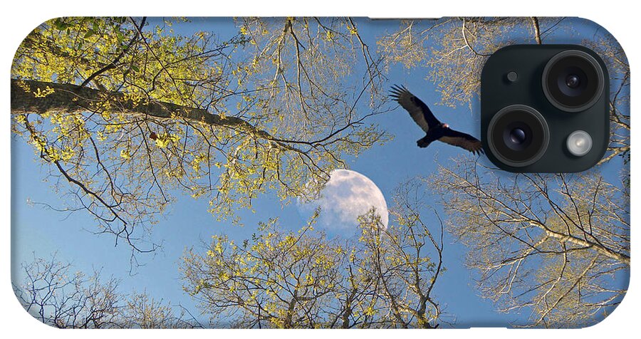 Moon iPhone Case featuring the photograph Moon Trees by Savannah Gibbs