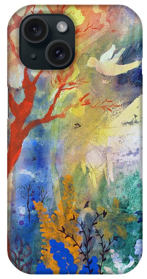 Moonlight Serenade iPhone Case featuring the painting Moonlight Serenade by Robin Pedrero