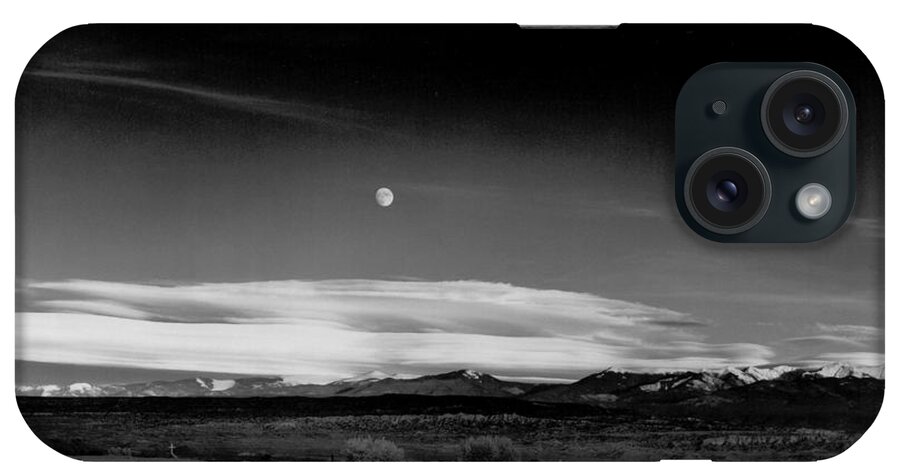 Moon iPhone Case featuring the photograph Moonrise Hernandez 1941 by Ansel Adams