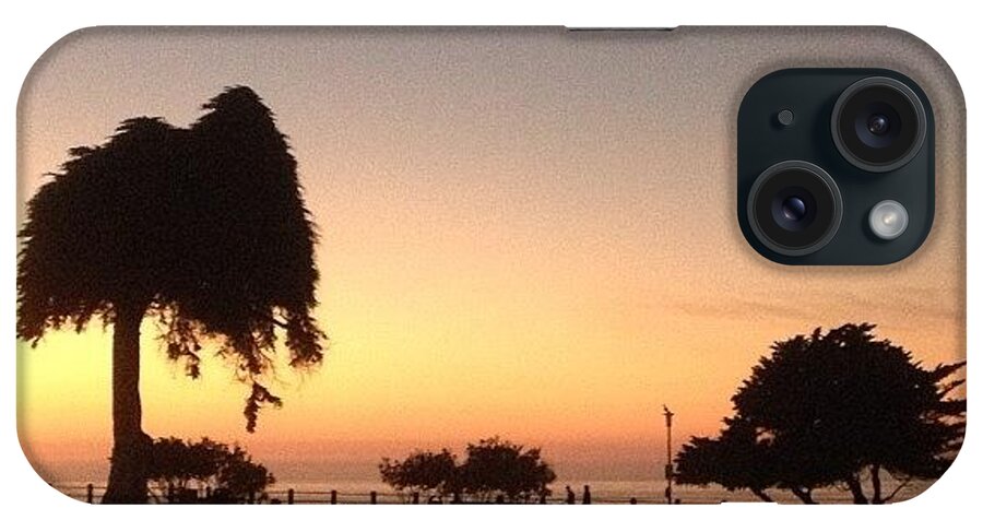 Silhouette iPhone Case featuring the photograph More #california #sunsets by Emily Sam