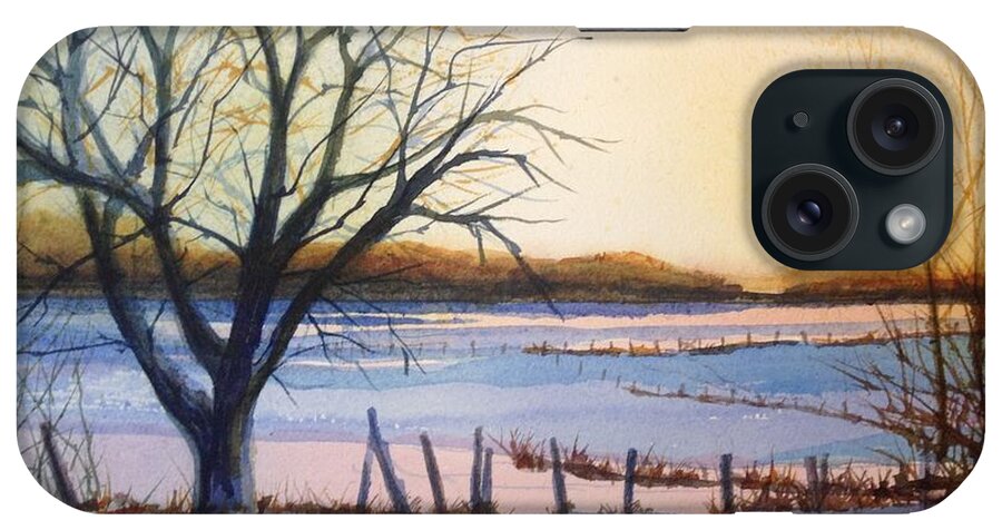 Morning iPhone Case featuring the painting Morning Glow by Judy Fischer Walton