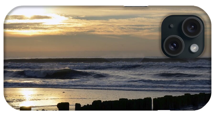 Morning iPhone Case featuring the photograph Morning Ocean Rockaway Beach 3 by Maureen E Ritter