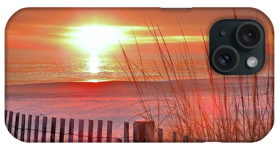 Seascapes iPhone Case featuring the photograph Morning Sandfire by Kim Bemis
