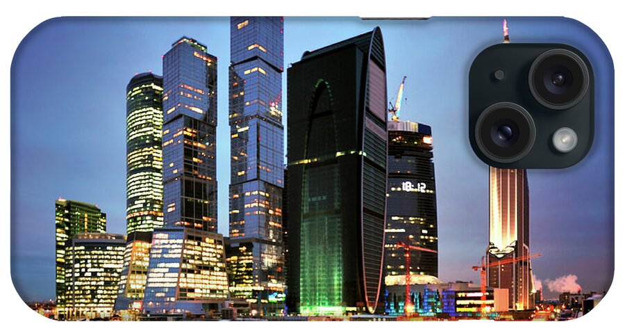 Financial District iPhone Case featuring the photograph Moscow City Skyscrapers by Vladimir Zakharov