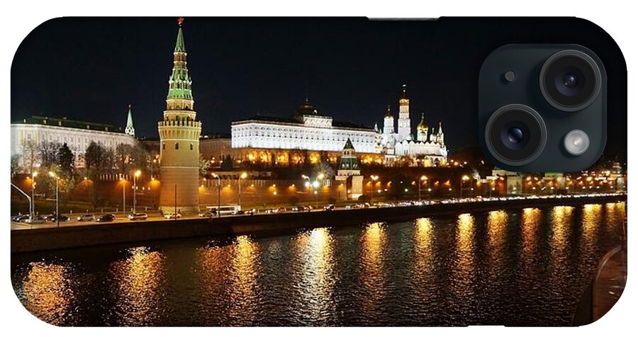 Moscow River iPhone Case featuring the photograph Moscow River by Julia Ivanovna Willhite