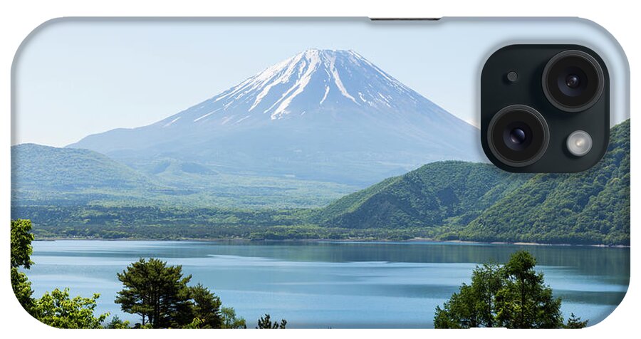 Tranquility iPhone Case featuring the photograph Mount Fuji And Motosuko, Yamanashi by Ultra.f