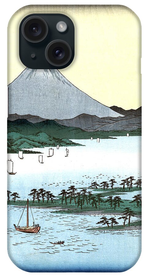 Fine Arts iPhone Case featuring the photograph Mount Fuji, Suruga Bay, 1858 by Science Source