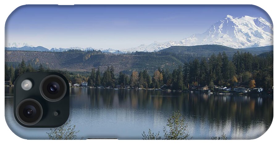 Landscape iPhone Case featuring the photograph Mount Rainier in the Fall by Ron Roberts