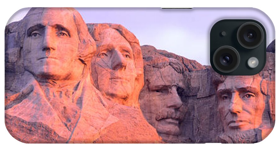 Photography iPhone Case featuring the photograph Mount Rushmore, South Dakota, Usa by Panoramic Images