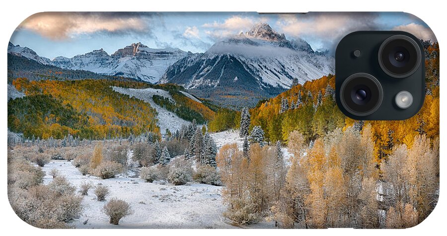 Mountain iPhone Case featuring the photograph Mount Sneffels in the Fall by David Soldano