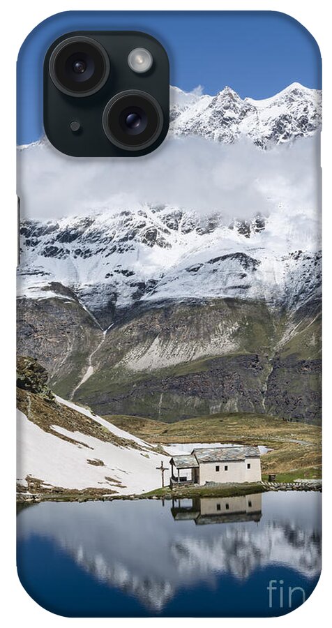 Beauty In Nature iPhone Case featuring the photograph Mountain Chapel by Oscar Gutierrez