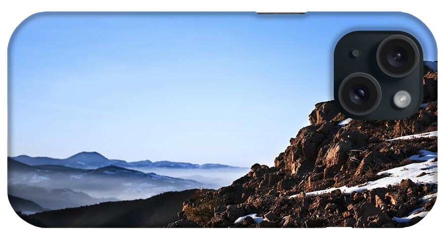 Peak iPhone Case featuring the photograph Mountain peak by Jelena Jovanovic