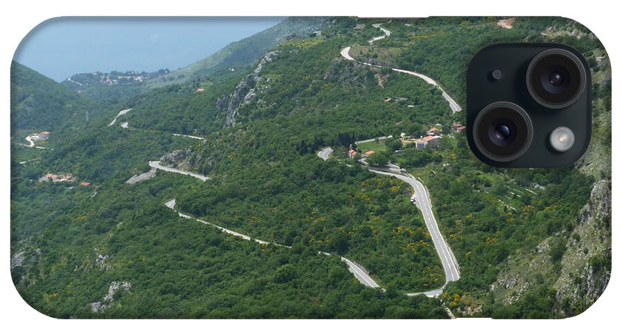 Petrovac iPhone Case featuring the photograph Mountain Road to Petrovac - Montenegro by Phil Banks