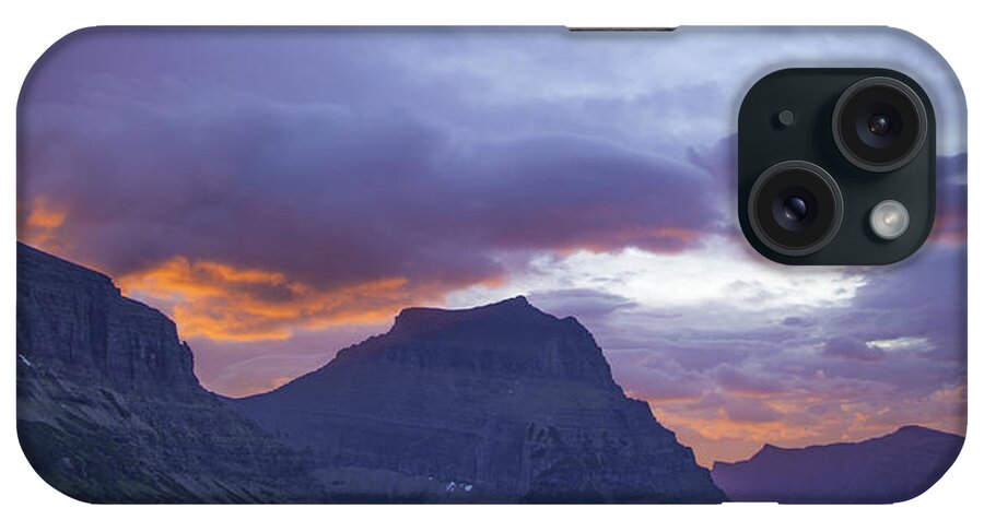Alex Blondeau iPhone Case featuring the photograph Sunrise over Going to the Sun Mountain by Alex Blondeau