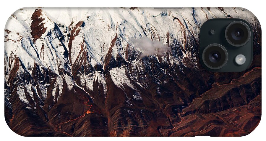 Aerial iPhone Case featuring the photograph Mountains. Aerial. Beauty of Our Planet by Jenny Rainbow
