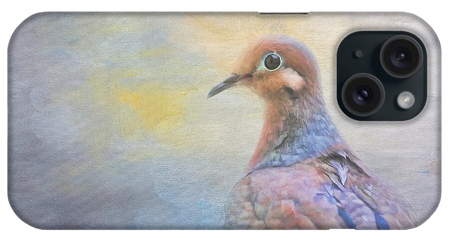 Mourning Dove iPhone Case featuring the digital art Mourning Dove Art by Jayne Carney