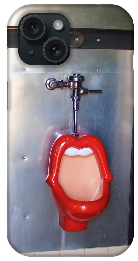 Mouth Urinal iPhone Case featuring the photograph Mouth Urinal two by Cathy Anderson