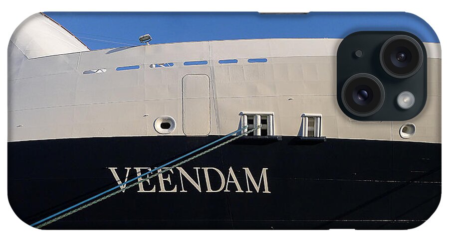 Richard Reeve iPhone Case featuring the photograph MS Veendam by Richard Reeve