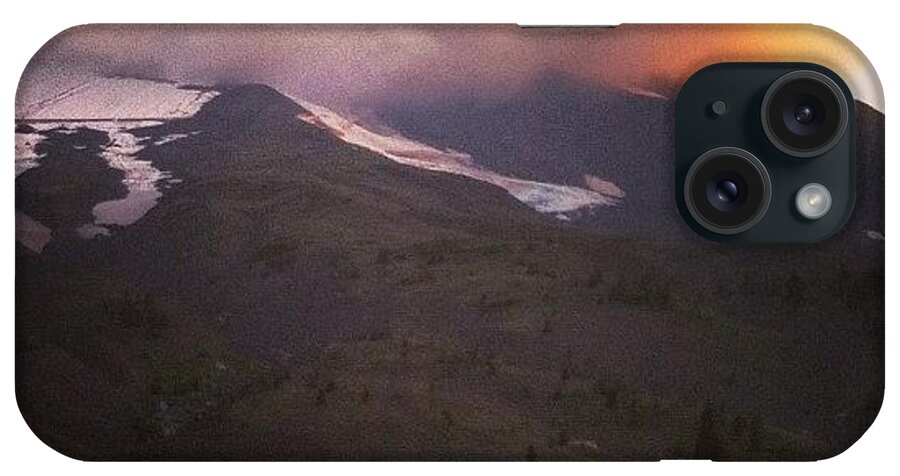 Thisisportland iPhone Case featuring the photograph Mt Hood Is Hiding by Mike Warner