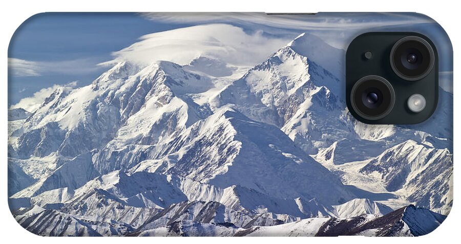 Alaska Mountain iPhone Case featuring the photograph Mt. Mckinley by John Shaw