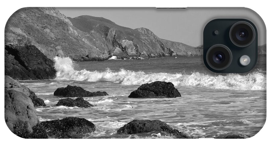 Muir Beach California iPhone Case featuring the photograph Muir Beach Shorebreak by Scott Cameron