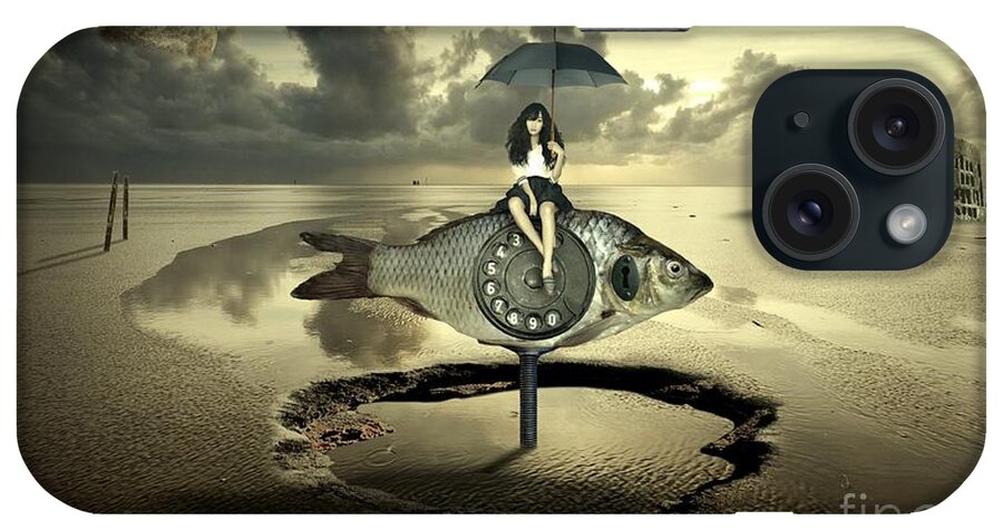 Fish iPhone Case featuring the digital art My dear Fish by Franziskus Pfleghart