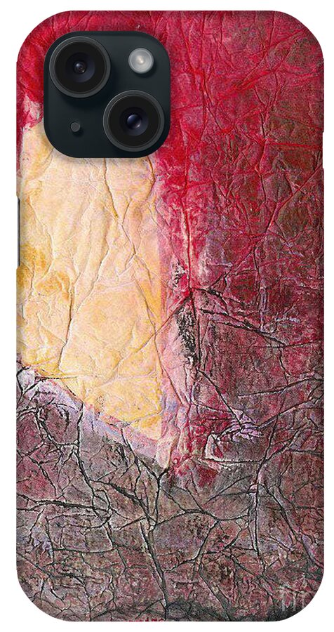 Heart iPhone Case featuring the mixed media My Heart by Ruth Dailey