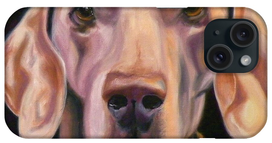 Dog iPhone Case featuring the painting My Kerchief by Susan A Becker
