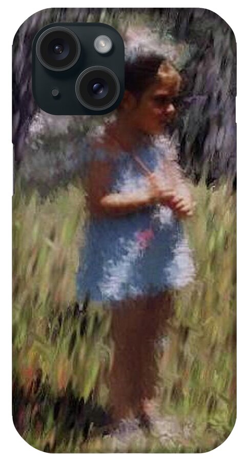 Child iPhone Case featuring the digital art My Lee by Vickie G Buccini