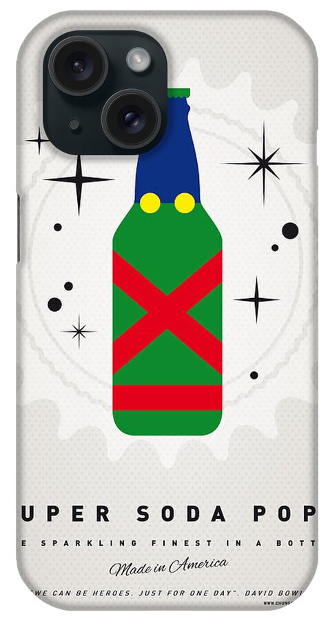 Martian iPhone Case featuring the digital art My SUPER SODA POPS No-21 by Chungkong Art