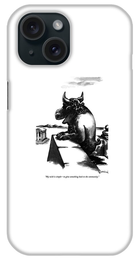 My Wish Is Simple - To Give Something Back iPhone Case