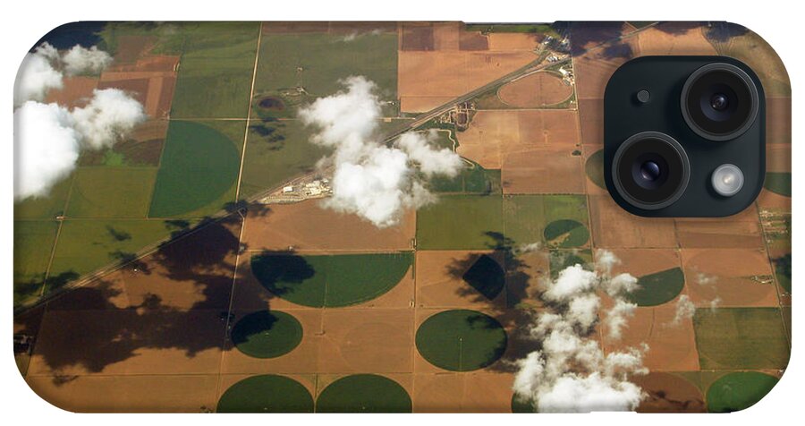 Aviation iPhone Case featuring the photograph Mysterious circles of Texas 01 by Ausra Huntington nee Paulauskaite