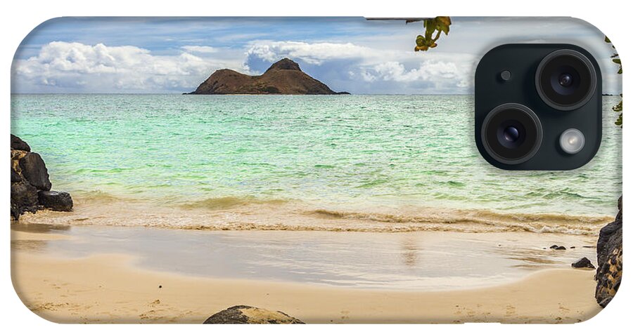 Aqua iPhone Case featuring the photograph Na Mokulua Islands 1 by Leigh Anne Meeks