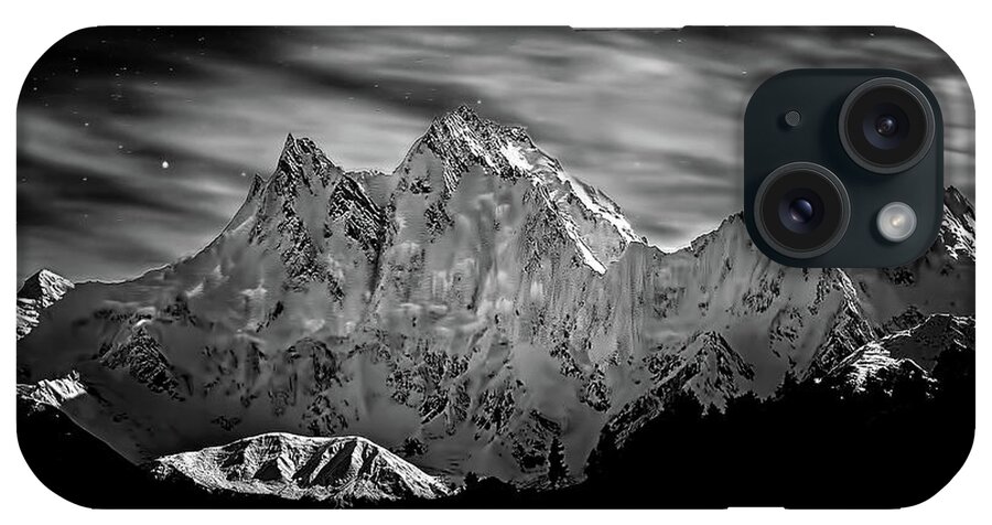 Snow iPhone Case featuring the photograph Nanga Parbat by Uh Photography